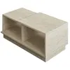 Image de CONCEPT1 Concept travertin 90 x 45 x h36cm 382NRC1215