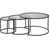 Image de CONCEPT1 Ensemble de Aurum 80 60 42 noir gris 80 x 80 x h43 857NRD1104