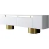 Image de CONCEPT1 Bohem - Blanc, Or 180 x 50 x 30 618BLY1261