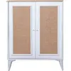 Image de CONCEPT1 Support de blanc, chêne 90 x 41 x h105cm 277WLN1104