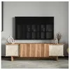 Image de CONCEPT1 Diana travertin noyer 180 x 33 x h50 cm 360ALE1706