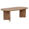 Image de Élégante Table à café en chêne 119 cm x 60 cm x 40 cm | 100% mélaminée | Épaisseur 18 mm | Parfait pour Les Salons Modernes et Les espaces Confortables