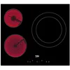 Image de Table De Cuisson Vitrocéramique 60cm 3 Feux 5700w Noir - HIC63402T