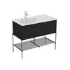 Image de VitrA Equal Lavabo avec support, 1 tiroir, 66522,