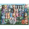 Image de Anatolian 1030 Cat Family Reunion Puzzle pour Enfants, Adultes, Multicolore, 1000