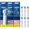 Image de Oral-B Pro Sensitive Clean Lot de 6 têtes de brosse à dents électrique en forme de X et poils extra doux pour un brossage en douceur et un retrait de la plaque dentaire Blanc