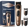 Image de KING C. GILLETTE Coffret Barbe Pour Homme Tondeuse et Soin Beard Trimmer Pro