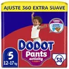 Image de Dodot Activity Pants Couche-Culotte Taille 5, 38 Couches, 12kg-17kg, Avec Barrière STOP Fuites Aide à Prévenir Les Fuites Arrière