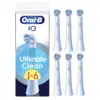 Image de Oral-B Brossettes de rechange rondes authentiques série iO nettoyage ultime blanches adaptées aux gencives sensibles lot de 6