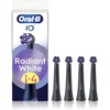 Image de Oral-B iO Radiant White têtes de remplacement pour brosse à dents avec fibres blanchissantes Black 4 pcs