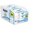 Image de Dodot Pure Aqua Lingettes pour bébé 9 paquets de 48 unités = 432 lingettes, aide à restaurer le pH naturel de la peau, 99% d'eau