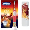 Image de Oral-B Brosse à Dents Electrique Pro Kids, Roi Lion, 1 Brossette, Multicolore   2 Modes de Brossage pour Enfants de 3 Ans et Plus, Tête Ronde Douce sur les Gencives, Disney Magic Timer, Etui