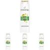 Image de Pantene Pro-V Lisse & Soyeux Shampoing 250ml Pour Cheveux Frisés et Ternes, Nettoie en Douceur et Protège les Ponts Capillaires, Sans Silicones, Huiles Minérales, Colorants, Active Nutri-Plex