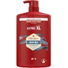Image de Old Spice Deep Sea Gel douche et shampooing 3 en 1 pour homme, 1 l, parfum frais et longue durée de qualité parfumée, pour les cheveux et le visage