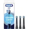Image de Oral-B iO Ultimate Clean Noir - Brossettes de Rechange Originales pour Brosse à Dents Électrique - Nettoyage Profond - Pack de 3