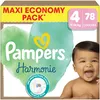 Image de Pampers Harmonie Couches Taille 4, 78 Couches, 9kg-14kg, Protection Douce De La Peau Avec 100% D’Absorption Pampers
