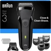Image de BRAUN Série 3 300BT Rasoir à grille 3-en-1 sans fil sur peau humide et sèche