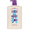 Image de Aussie Miracle Moist Shampoo 1000ml, Formule Hydratante Pour Revitaliser et Restaurer les Cheveux Fragiles et Secs, Infusé à l'Huile de Noix de Macadamia Australienne, Sans Cruauté