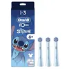 Image de Oral-B Brossettes de Rechange Kids Disney Stitch, lot de 3, Bleues   Recharges Brosse à Dents Électrique iO, Brins Ultra Doux sur les Gencives, Tête Ronde Adaptée aux Enfants de 6 Ans et Plus