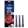 Image de Oral-B Brossette Dentaire Kids Marvel Spiderman, Pack De 3 Embouts De Rechange De Brosse Electrique iO, Douces Pour Les Dents Qui Bougent, Brossettes Oral B Pour Enfants De 6 Ans Et Plus
