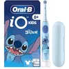 Image de Oral-B Brosse à Dents Electrique iO Kids, Brossette, Version Stitch, Bleue   3 Modes de Brossage en Douceur pour Enfants de 6 Ans, Minuteur Musical, Embout Rond de Rechange, Etui