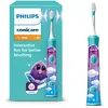 Image de Philips Sonicare for Kids, brosse à dents électrique sonique avec application, pour enfant à partir de 3 ans, avec SmarTimer et QuadPacer pour un nettoyage en profondeur, turquoise, modèle HX6322/04