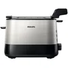 Image de Philips HD2639/90   Grille-pain (730 W, fente extra grande, accessoire pour sandwich), noir et argent