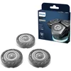 Image de Philips - Têtes de rasage, compatibles avec les rasoirs Philips Series S8000, S9000 et 9000 Prestige, performances optimales, auto-affûtage, 3 lames, modèle SH91/50
