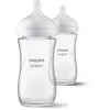 Image de Lot de 2 Biberons Natural en verre 3.0