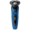 Image de Philips Series 5000 S5466/17 Rasoir électrique avec têtes flexibles 360°, lames ComfortTech auto-affûtées, rasage humide & sec, tondeuse de précision SmartClick, charge rapide - Bleu