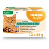 Image de IAMS Chat Adulte Nourriture Humide en gelée Terre&Mer Land&Sea Collection 12 sachets x 85g