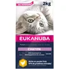 Image de EUKANUBA - Croquettes Premium pour Chaton   Riche en Poulet Frais et en Riz   Favorise la croissance - Alimentation 100% Complète et Equilibrée   DHA   Sans Blé   Sans OGM - Sac refermable - 2kg