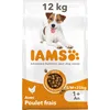 Image de IAMS Vitality- Croquettes pour Chiens Adultes Petite Et Moyenne Race- Favorise Santé Et Vitalité- Faible en Graisses-Au Poulet Frais Bléâ  12 (l'emballage Peut Varier)