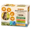 Image de IAMS Naturally Nourriture Humide pour Chat Stérilisé ou Non 12 sachets fraicheurs pour 4 Pâtées Terre/Mer en Sauce - sans Sucre AJOUTE, OGM, protéines végétales, Colorant, arôme Artificiel - 12 x 85g