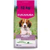 Image de EUKANUBA Life Care Croquettes Chiots Petite Moyenne Races 1à 12 Mois, Riche en Agneau & Riz, Croissance optimale - DHA, Calcium, Oméga 3&6, FOS, MOS, sans colorants, arômes artificiels ni OGM   12 kg