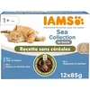 Image de IAMS Delights Sea Collection Chat Adulte Sans Céréales 12x85g