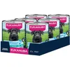 Image de EUKANUBA Life Care Aliment Humide Chien Adulte 1 à 7 Ans Toutes Races, Pâtée Riche en Truite & Patates Douces, Oméga-3, Calcium, Prébiotiques MOS, sans OGM Colorants Conservateurs, 6 boîtes de 400g