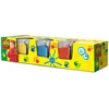 Image de SES Créative 00305 - Peinture à doigts 4 couleurs x145ml, mélangeable, sans gluten, pour les enfants