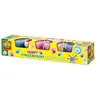 Image de SES Creative- Peinture à Doigt 4 Trendy Couleurs x 110ml, 00392, Various