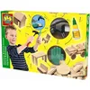Image de SES Creative | Atelier de Menuiserie | Kit Menuisier Enfant Bois 57 Pièces | Scie + Marteau + Main Sécurité | Coffret Bricolage Créatif dès 5 Ans | Jouet 100% Neutre en CO2 | Idée Cadeau |943
