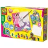 Image de Moulage et peinture - Toiles pour peindre des princesses 3x