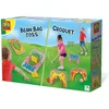 Image de SES Creative Croquet and Bean Bag Toss | Jeu d'extérieur | Adresse | 2 en 1 | pour Les Enfants | Plusieurs Couleurs