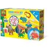 Image de Ses Creative My First - Méga Kit de Pâte à Modeler avec Outils | kit de Bricolage | sans Gluten | pour Les Enfants | à partir de 1 an | 7 Couleurs | Marteau en Bois | 14438