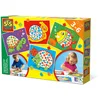 Image de SES Creative Mosaique Loisir Creatif | Activité Manuelle | Idée Cadeau | Made in Holland | Pour les enfants Dès 3 ans | Multicolore | 12 Cartes + Autocollants | 14827