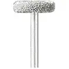 Image de Dremel 9936 Fraise en Carbure de Tungstène à dents structurées pour Sculpter et Graver le Métal et le Bois, Diamètre 19mm, Bout en disque pour Outil Multiusage