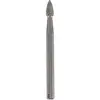 Image de Dremel 9911 Fraise en carbure de tungstène pour Sculpter et Graver le métal et le bois, Bout Flamme, Diamètre 3,2mm pour Outil Multiusage Dremel