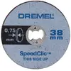 Image de 5 disques de tronçonnage minces SpeedClic Dremel SC409