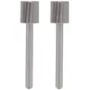 Image de Dremel 115 Lot de 2 Fraises Haute Vitesse en Acier, Bout Cylindrique, Diamètre 7.8mm pour Sculpter et Graver