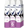 Image de Rexona Invisible Lot de 6 déodorants anti-transpirants pour femme Black&White 200 ml