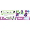 Image de FLUOCARIL - Dentifrice Junior 6-13 ans Anti-Caries Bi-fluoré 145mg - Arôme/Goût Chewing-gum - Aide à prévenir les caries et renforce l'émail des premières dents définitives - lot de 4x75ml